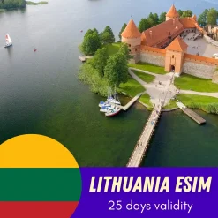 Lithuania eSIM 25 Days